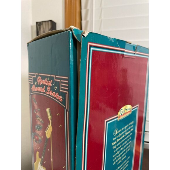 Vintage Rockin' Around Santa Animated Figure 18" Works Great! - Picture 11 of 11